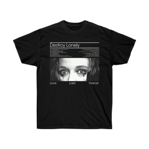 Destroy Lonely Tour shirt “Love Lasts Forever” 1:1 print T-Shirt