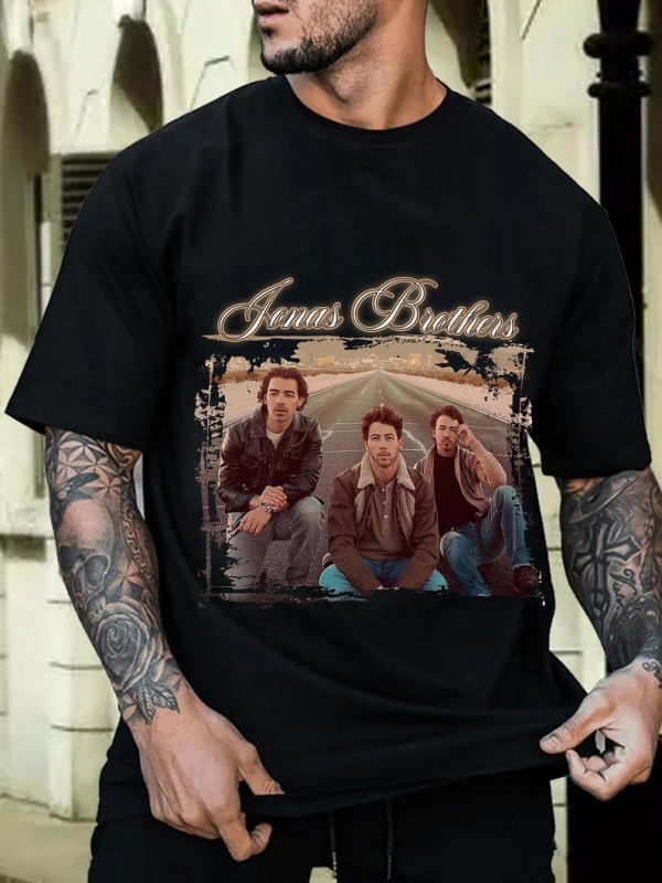 JONAS BROTHERS Shirt, Retro Joe Jonas Shirt, Vintage Nick Jonas Homage Tshirt, Kevin Jonas Fan Tees, Brothers Band Sweater, Jonas Tees T-Shirt