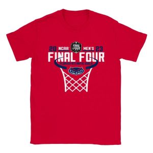 Florida Atlantic Owls Final Four 2023 Basketball Net Red T-Shirt