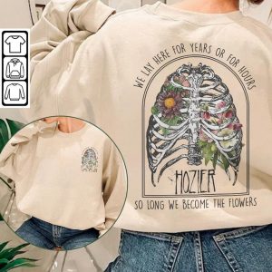 Hozier Music Shirt, 2 Side Hozier In A Week Sweatshirt, Take Me to Church Hozier Work Song Lyrics Vintage Retro Graphic Tee Music Unisex