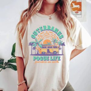 Outer Banks Pogue Life, Retro Pogue Life 2023 Shirt, Vintage Van Outer Banks Shirt, Paradise On Earth Shirt, OBX Shirt