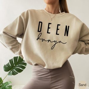 Trendy Ramadan Sweatshirt, Women’s Ramadan Shirt, Deen Over Dunya Shirt, Eid Mubarak Gifts, Happy Eid Tshirt, Muslim Gifts For Ramadan,