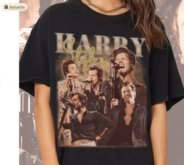 Vintage Harry Styles 90s Bootleg TShirt | Harry Styles Vintage Homage Graphic T-Shirt | Harry Styles Inspired Rap Tee Classic Retro Tee