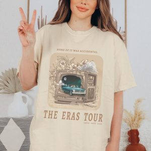 Taylorswift The Eras Tour Comfort Colors Ivory Unisex Garment-Dyed T-shirt Fan Art taylor swiftie merch eras tour tee