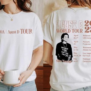 Vintage Agust D Tour 2023 Shirt. Suga Agust D World Tour Shirt. Suga Retro Sweatshirt. Suga Hoodie.