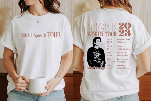 Vintage Agust D Tour 2023 Shirt. Suga Agust D World Tour Shirt. Suga Retro Sweatshirt. Suga Hoodie.