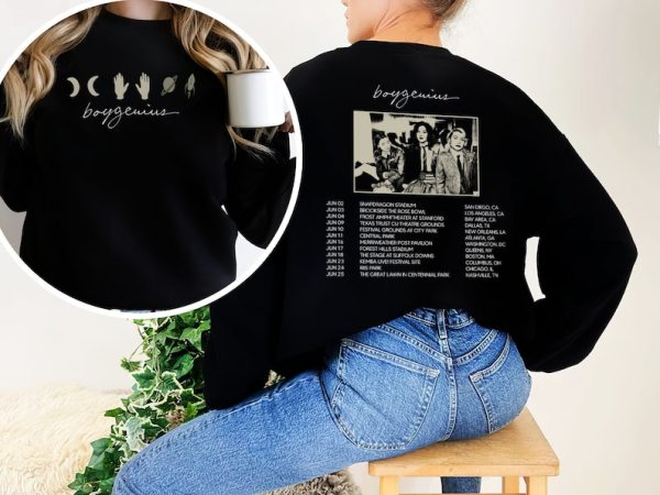 Vintage Boygenius Merch Shirt, Boygenius Band Tour 2023 T-shirt, ReSET Tour 2023 Shirt, Trendy Shirt, Indie Rock Music Tour 2023 Merch