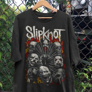 Retro 90s Slipknot Tee, Vintage Slipknot Shirt, Vintage Rock Tee, Vintage Bootleg Inspired Tee.