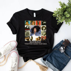 Janet Jackson Shirt, Janet Jackson TogetherAgain Tour 2023 T Shirt, Janet Jackson Merch