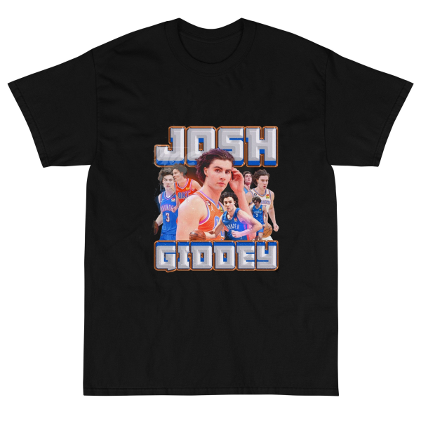 Custom Josh Giddey Vintage Shirt | Basketball MVP Player NBA Player T-Shirt Unisex OKC Thunder Tee Graphic Tee V333