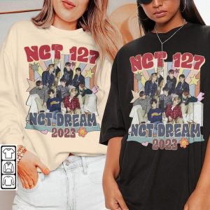 NCT 127 Kpop Shirt, NCT Band Music Vintage, NCT Dream Tour 2023 Sweatshirt, Nct 127 Unisex Gift Bootleg Hoodie Kpop120423T