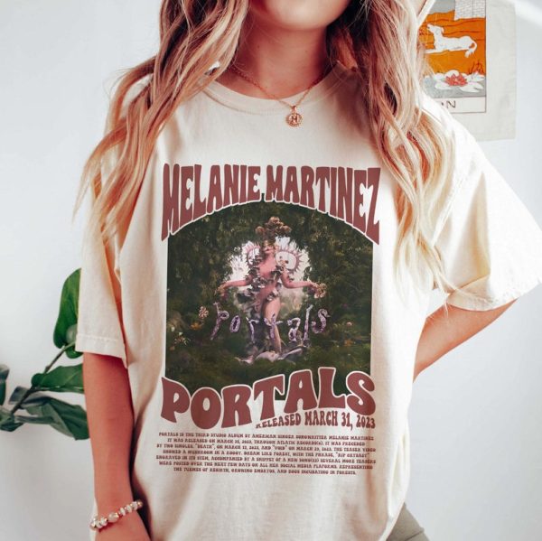 Melanie Martinez Portals Tracklist 2023 Vintage Shirt, Melanie Martinez Cry Baby Shirt, Martinez Merch, Portals New Album Shirt Fan Gifts