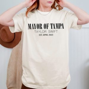 TS Mayor of Tampa Shirt, Eras Tour Merch, Swift City Est. 2023 The Eras Tour Florida, Tampa Florida Tour