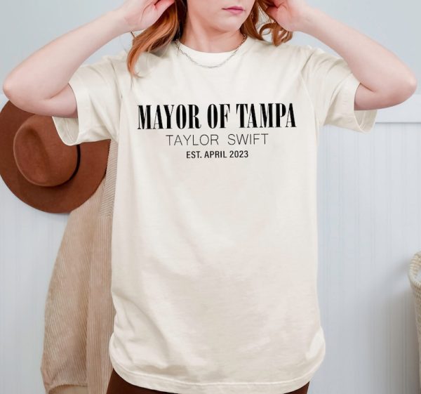 TS Mayor of Tampa Shirt, Eras Tour Merch, Swift City Est. 2023 The Eras Tour Florida, Tampa Florida Tour