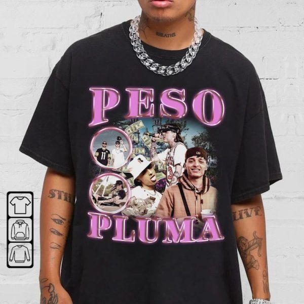 Peso Pluma Music Shirt, Peso Pluma Merch Gift For Fan Sweatshirt, Peso Pluma World Tour 2023 Hoodie, Peso Pluma Concerts Fan Tee, Mus1304Kh