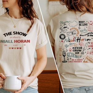 Niall Horan 2 Side Shirt, The Show Album Track List 2 Sides Shirt, Niall Horan The Show 2023 Shirt, Niall Horan Music Tour Shirt, 1D Shirt