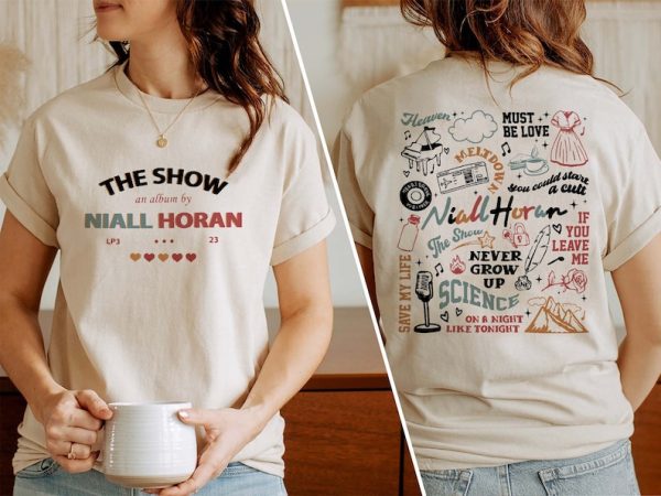 Niall Horan 2 Side Shirt, The Show Album Track List 2 Sides Shirt, Niall Horan The Show 2023 Shirt, Niall Horan Music Tour Shirt, 1D Shirt