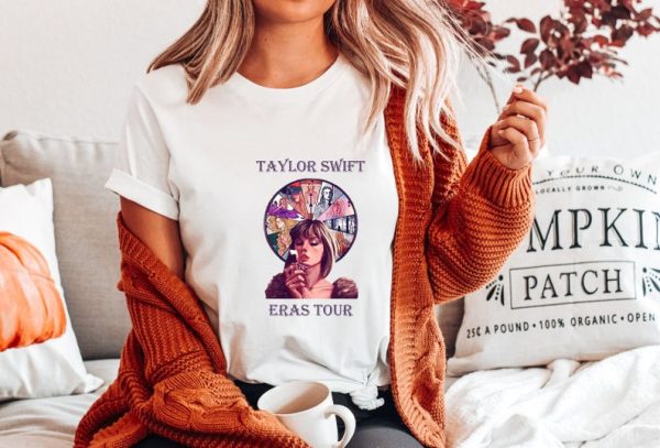 Taylor Swift Eras Tour Shirt, Two Sided TS Eras Tour Tee, Taylor Swift Merch Shirt, Swiftie, Taylor Concert Shirt, Swiftie Eras Tour Shirt