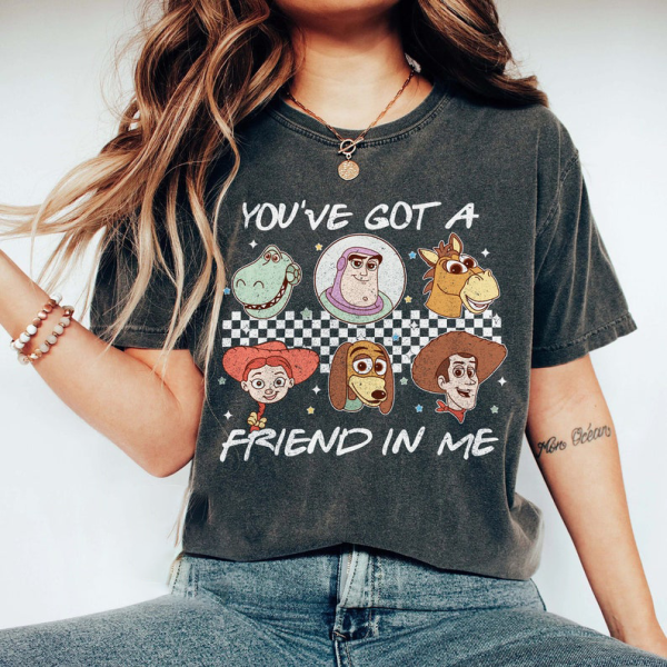 You’ve Got A Friend In Me Toy Story Shirt,  Disney Shirt, Disney Toy Story Shirt, Friends Shirt, Vintage Disney T-shirt