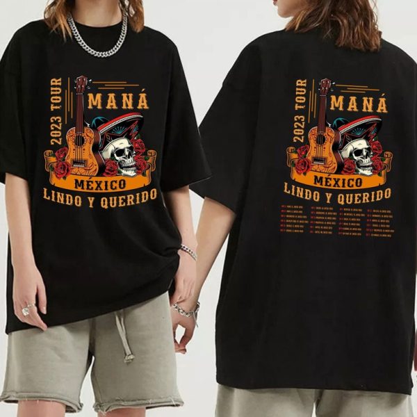 Mana 2023 Mexico Lindo Y Querido Shirt, Mana Tour 2023 Tee, Mana Concert Shirt, México Lindo Y Querido Tour Shirt, Music Tour 2023 Shirts