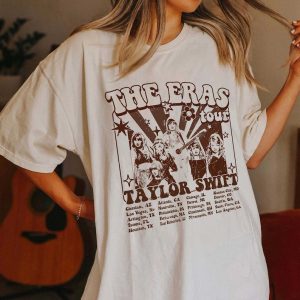 Vintage The Eras Tour 2023 Shirt, TSwiftie Eras Tour Shirt, The Eras Tour Merch, Swiftie Midnight Merch Shirt, Swiftie Fan