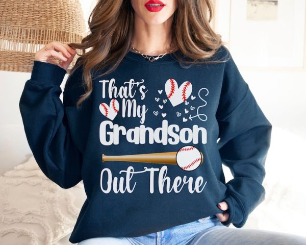 Baseball Grandma Shirt Tball Grandma Baseball Game Tee Ballpark Sweatshirt Baseball Grandson Sweater Baseball Sweatshirt Sports Grandma Tee