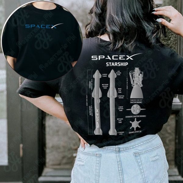 SpaceX Starship Shirt, SpaceX Shirt, Starship Flight Test Shirt, Elon-Musk SpaceX Shirt, Unisex T-Shirt, Rocket Lover Shirt