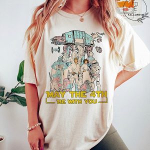 May The 4th Be With You T-Shirt, May the Fourth Shirt, Family Trip 2023 Shirt, Star War Character Tee, Family Vacation Shirt