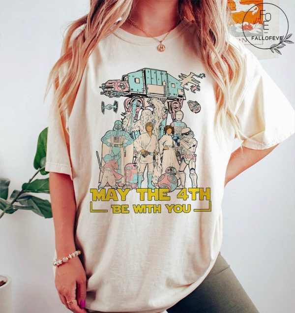 May The 4th Be With You T-Shirt, May the Fourth Shirt, Family Trip 2023 Shirt, Star War Character Tee, Family Vacation Shirt