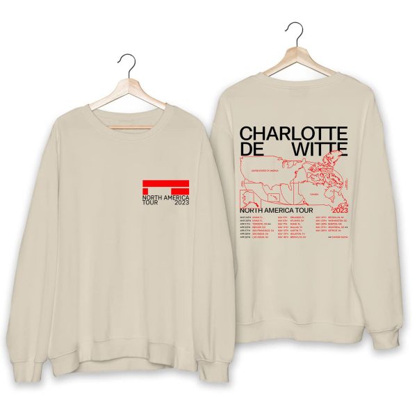 Charlotte de Witte North American Tour 2023 Shirt, Charlotte de Witte Fan Shirt, Charlotte de Witte 2023 Tour Shirt, Charlotte de Witte Tour