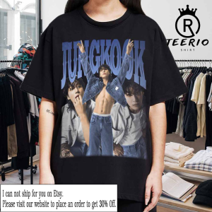 Vintage Jungkook JK Retro Graphic 90s Tshirt