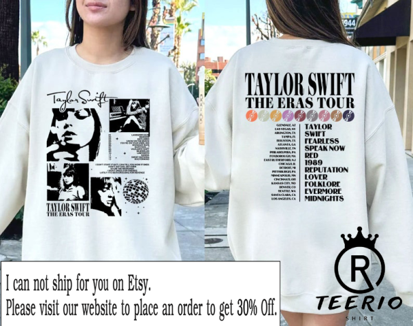 TS E.r.a.s Tour 2023 Sweatshirt, T.S Tour 2023 Shirt Hoodie