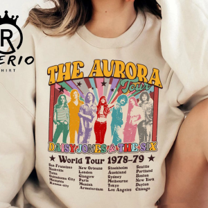 Retro the Aurora Tour 1978-79 Shirt, Aurora World Tour 2023, Aurora Album Merch, Concert Shirt, Daisy Jones & the Six Shirt