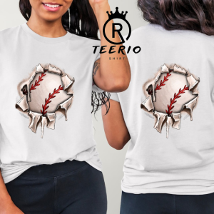 Baseball Two Sided Shirt, Sport League Shirt, Baseball, Gift Custom Shirt