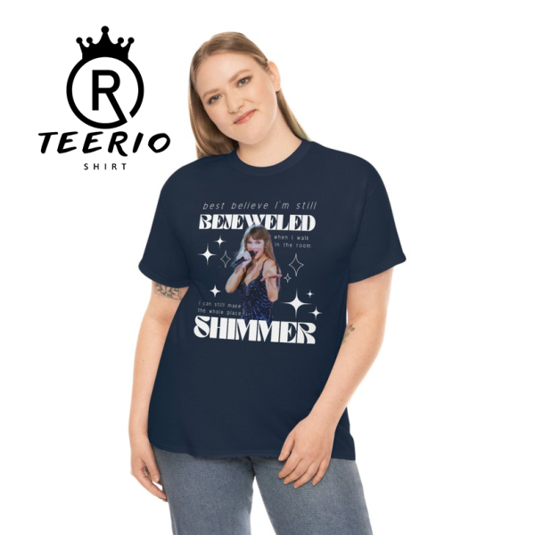 BEJEWELED Taylor Concert Tee | Swiftie Eras Merch | I Can Still Make the Whole Place Shimmer Tiktok Dance Unisex Gildan Crewneck Shirt