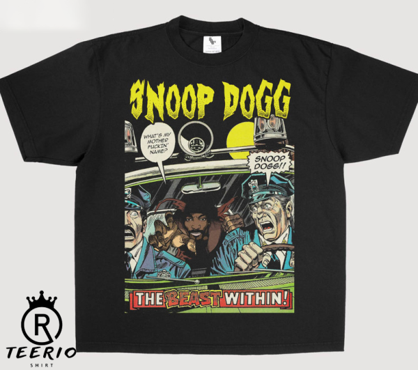 Snoop Dogg Vintage Shirt, Music Hip Hop Short Sleeve Unisex Hoodie