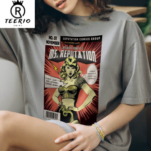 Ms Reputation Vintage Comic Book Shirt taylor swift reputation merch, reputation shirt, look what you made me do, eras tour merch, taylor swift clothes, snake shirt