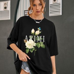 Amiri T-shirt, Limited Amiri Flower T-shirt, Vintage Amiri T-shirt, Trending T-shirt