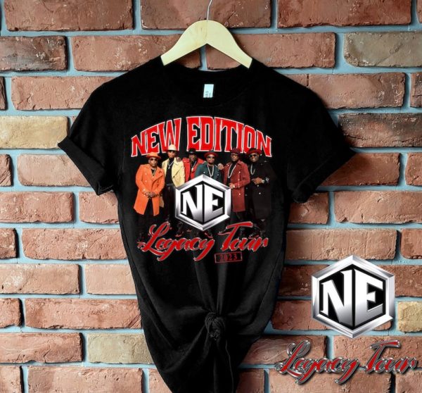 New Edition T-shirt, Tee, New Edition Shirt, Legacy Tour Shirt, Custom New Edition Tee, DTF Printed