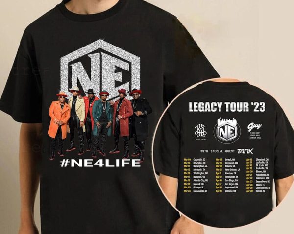 New Edition Legacy Tour 2023 Shirt, Music Tour 2023 Shirt, New Edition Shirt, Music Tour Shirt, New Edition Merch, New Edition Tour 2023