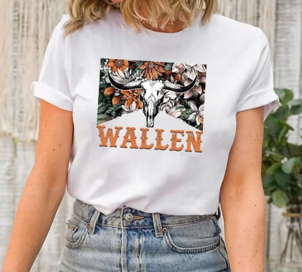 Vintage Wallen Western Tshirt, Wallen Tshirt, Cowgir Tshirt, Music Tshirt, Fan Western Wallen, Gifr For Fan, Wallen Western Shirt