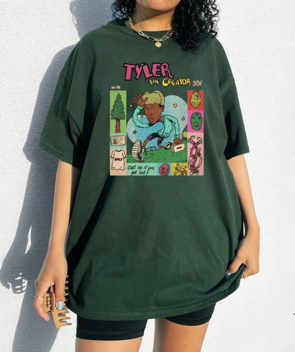 Tyler The Creator Comic Retro shirt, Tyler Flower boy retro unisex shirt