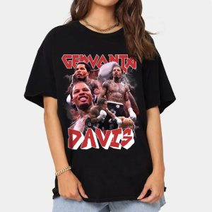 GERVONTA DAVIS Vintage T-Shirt, Gervonta Davis Shirt, Shirt Gervonta Davis Tank T Shirt Boxing Rap 90s Retro Casual Men Women T-Shirt.