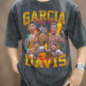 Vintage Wash Garcia Davis T-shirt, Vintage Wash Gervonta Davis Oversize T Shirt, Vintage Boxing Sport Unisex Graphic Tee