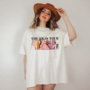 The Eras T-Shirt, Taylor Swiftie Merch, Eras Tour Taylor’s Albums Shirt, Vintage Taylor Concert, Unisex Tshirt Limited Edition Perfect Gift Shirt