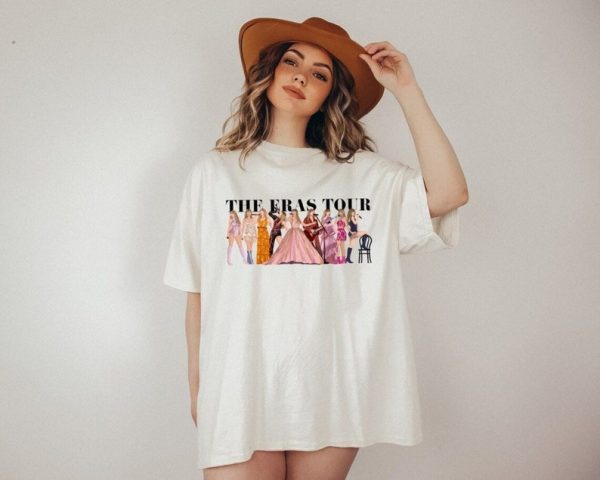 The Eras T-Shirt, Taylor Swiftie Merch, Eras Tour Taylor’s Albums Shirt, Vintage Taylor Concert, Unisex Tshirt Limited Edition Perfect Gift Shirt