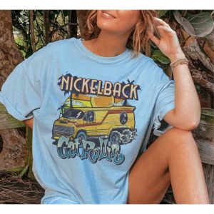 Vintage Nickleback Band Shirt, Nickleback Get Rollin New Album Shirt, Nickleback Merch, Nickelback T-Shirt