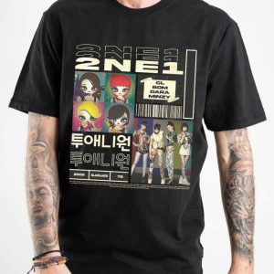 2NE1 Vintage Shirt, 2NE1 Vintage TShirt, 2NE1 Homage TShirt, Gifts For Fan, 90’s Graphic Tee, Kpop Concert, Kpop Shirt