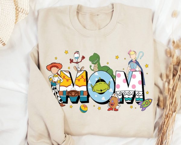 Retro Toy Story Characters Mom Shirt / Disney Mom T-shirt / Disney Mother’s Day/ Gift For Mom / Mommy and Me Matching Tee / Magic Kingdom