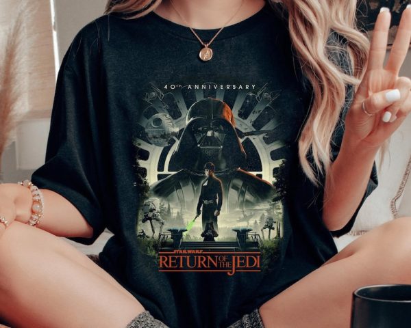 Star Wars Celebration Epic Full Cast Return Of The Jedi 40Th Anniversary Shirt / Star Wars Day / May The 4th Be With You / Galaxy’s Edge